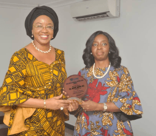Presentation of the CHAI Excellence Award to the First Lady of Lagos