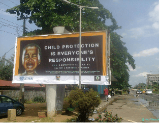 Child Protection Billboards Displayed in Communities in Lagos